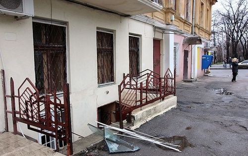 В сети появились фото последствий ночного теракта в Одессе