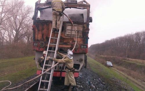 Поезд "Одесса-Киев" загорелся в Черкасской обл