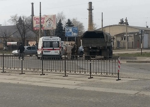 Боевики в Луганске под носом у ОБСЕ перевозят минометы:фотофакт