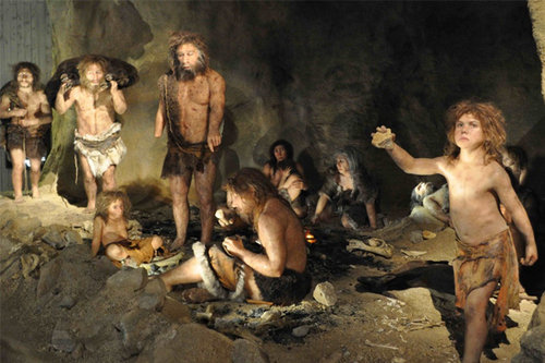 Неандертальцы могли вымереть из-за неумения обращаться с огнем