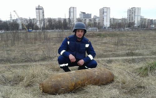 В Киеве на стройлощадке найдена полутонная авиабомба - ГосЧС