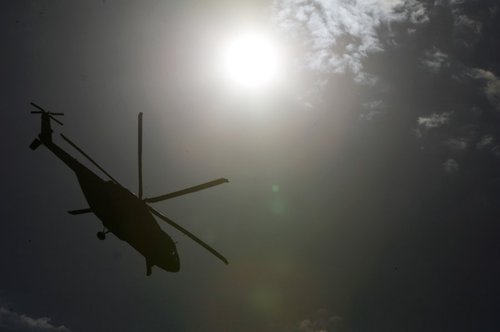 В США неизвестные обстреляли пограничный вертолет
