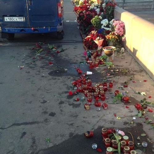 В Москве вновь ликвидировали мемориал памяти Немцова