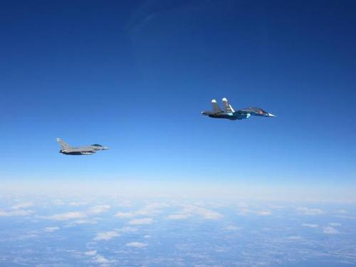 Літаки НАТО перехопили над Балтійським морем п’ять російських військових літаків 