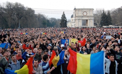 В Кишиневе состоялся митинг за воссоединение с Румынией