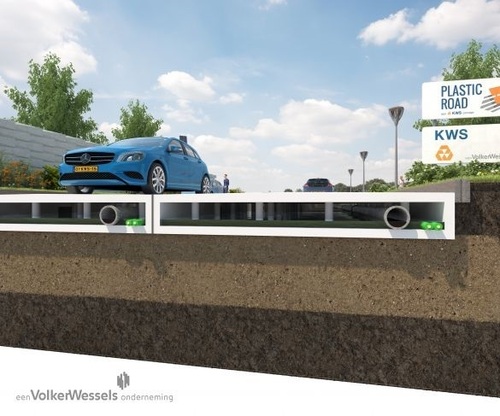 В Голландии будут строить пластиковые дороги