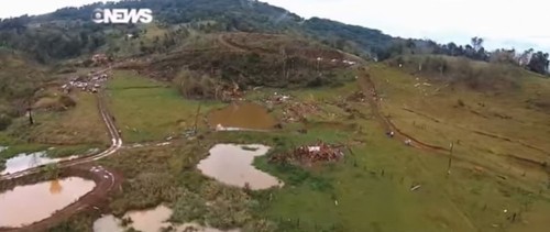 В Бразилии бушуют ураганы