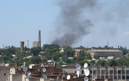 В Винницкой области горит здание ТЭЦ