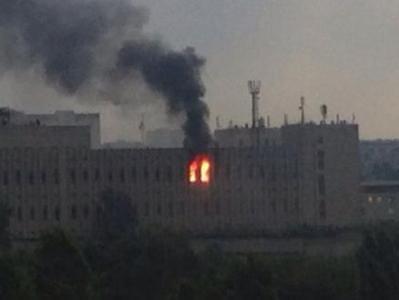 В Харькове горит НИИ