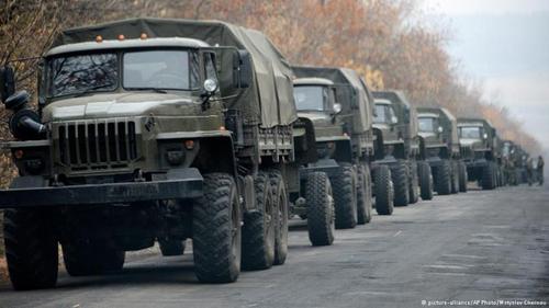 Ночью в Украину со стороны России зашли три колонны с военной техникой