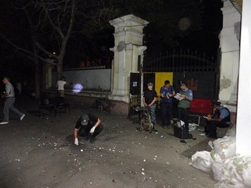 В Одессе ночью взорвали штаб "Самообороны Одессы"
