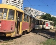 В Харькове столкнулись два трамвая: пострадали 15 человек