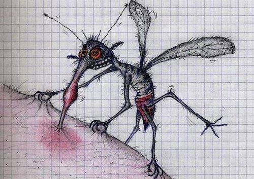 Почему комары кусают?