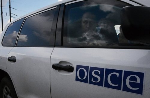 В Донецке подожгли 4 бронемашины ОБСЕ
