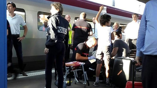 Американские солдаты геройски предотвратили теракт в поезде Париж-Амстердам (ВИДЕО)