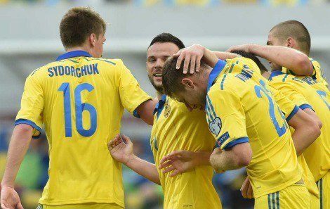 Сборная Украины выиграла игру против Беларуси в отборе к Евро-2016