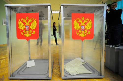 В России проходят выборы