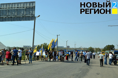 В Одесской области два часа блокировали въезд фур в Приднестровье 
