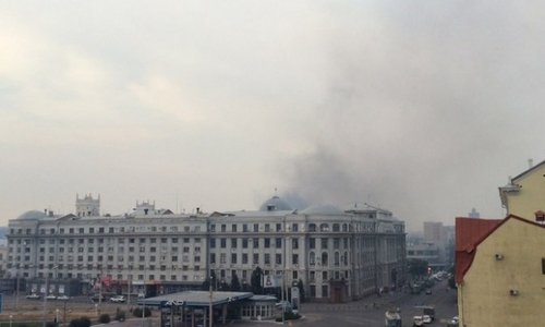 ГосЧС: задымление в Харькове связано с горением деревянных шпал и мусора