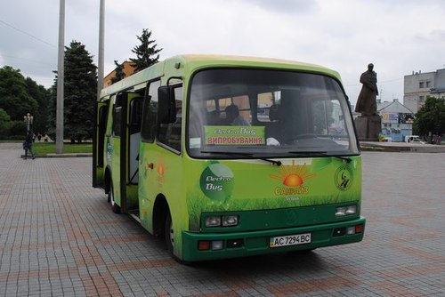 В Украине презентовали первый электробус