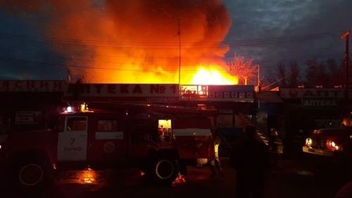 В Харьковской области произошел серьезный пожар 