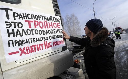 "По поводу бунта дальнобойщиков в России" - Павел Казарин