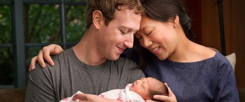 После рождения дочери Цукерберг решил пожертвовать на благотворительность $ 45 млрд 