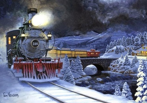 Ко Дню святого Николая - поезда Деда Мороза