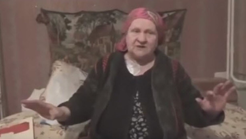 Обращение курской бабушки к Путину (видео)