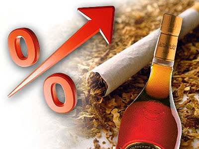На сколько выросли акцизы на алкоголь и сигареты с 1 января?