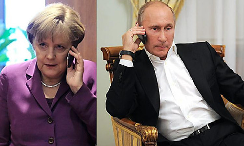 Меркель выдвинула Путину ряд требований в телефонном разговоре