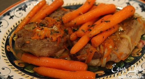 Мамины секреты "Свинина с карамелизированной морковью"
