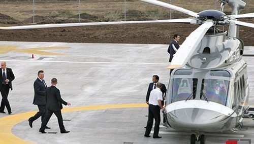 Вертолеты, на которых спасался Янукович, продаются в Швейцарии