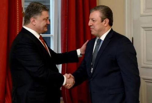 Порошенко и премьер Грузии обсудили развитие нового «Шелкового пути» 