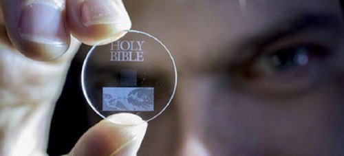360 терабайт на кварцевом диске (ВИДЕО)