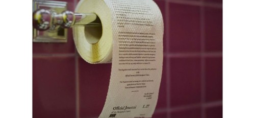 Голландия на 50 тыс. евро выпустит туалетную бумагу с антиукраинской агитацией