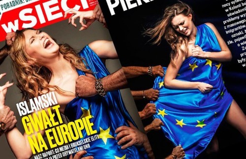 Обложка журнала с «изнасилованием» Европы возмутила пользователей