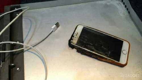 iPhone 6 устроил пожар на борту самолёта