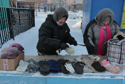 В Перми пресечена незаконная торговля вязаными носками 