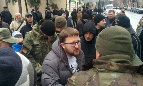 В Харькове во время митинга за отставку Шокина произошла драка