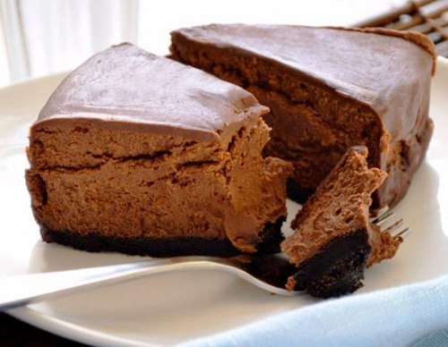 Шоколадный чизкейк, для тех кто на диете