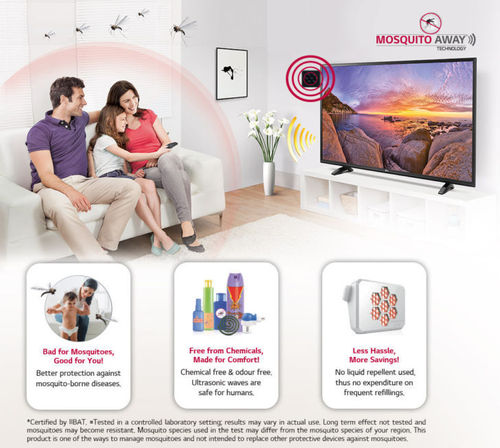Телевизор LG с функцией отпугивания комаров 