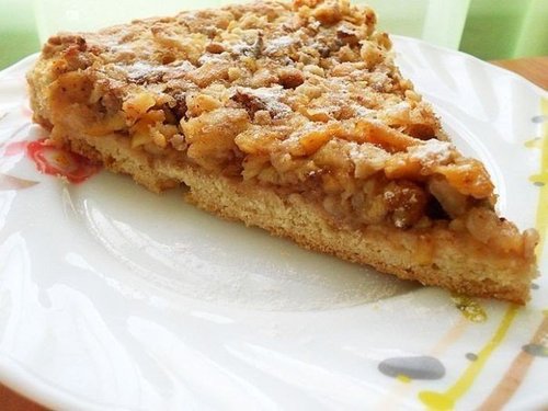 Мамины секреты "Венгерский ореховый пирог с яблоками"
