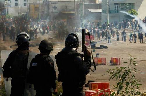 Протесты учителей в Оахака(Мексика) переросли в трагедию