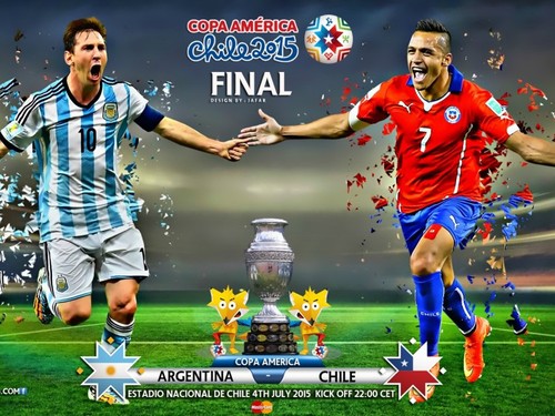 "Проклятие Месси" - Футболисты Чили обладатели Кубка Америки