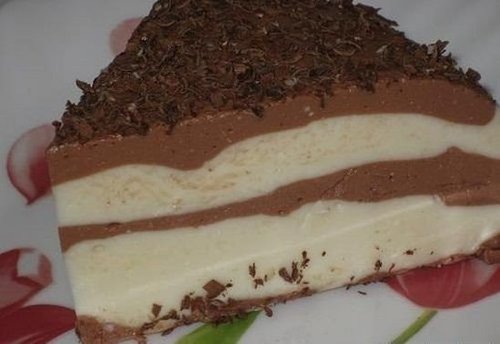 Мамины секреты "Легкий шоколадно-творожный десерт"