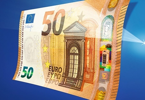 В Евросоюзе представили новую купюру в 50 евро (видео)