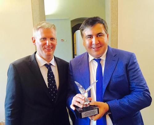 Саакашвили вручили престижную награду