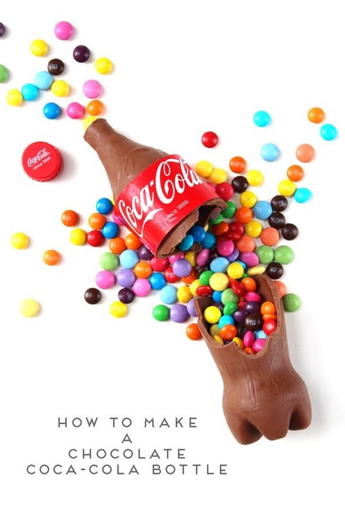 Как сделать шоколадную бутылку coca-cola