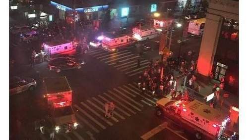 Взрыв в Нью-Йорке: 25 человек ранены